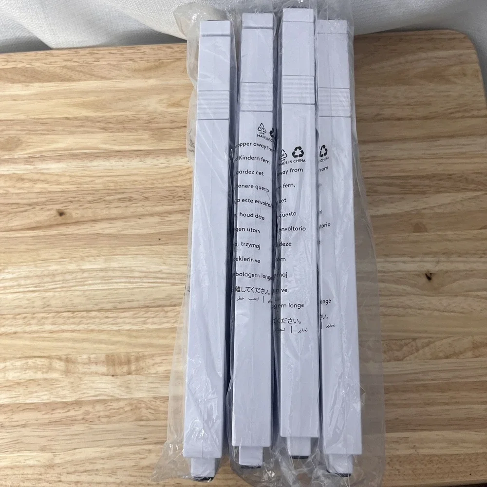 Expandable Drawer Dividers Set 4 Pack White Minimalist Organization Clean Girl